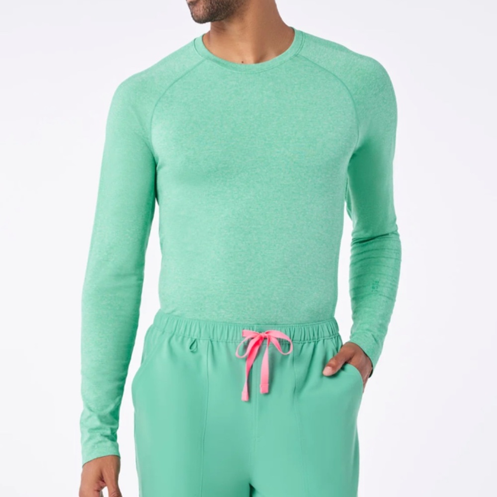 FIGS Makato Seamless Longsleeve Underscrub Mens SMALL